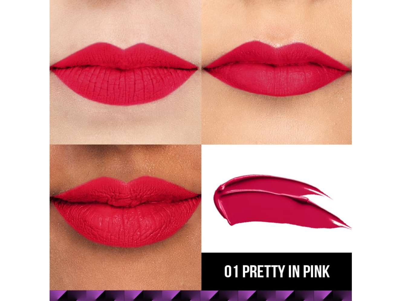 Staze Lips Dont Lie Liquid Lipstick - Pretty in Pink - 01 view 2