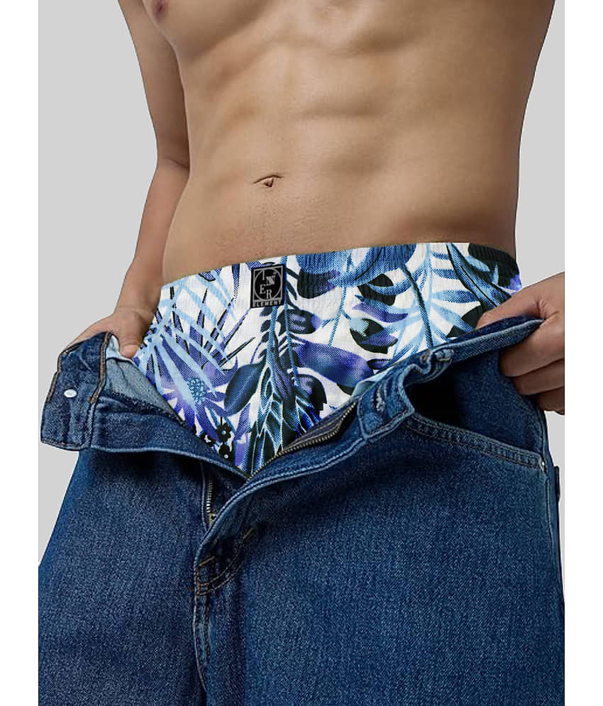 Inner Element Pack of 1 Cotton Boxers For Men's ( White ) view 2