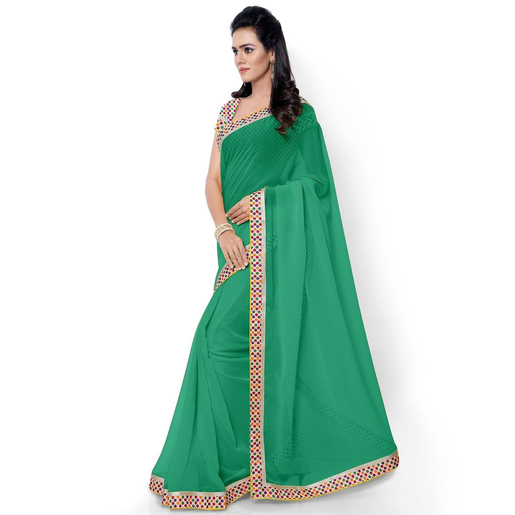 Florence Saree with Blouse Piece view 2