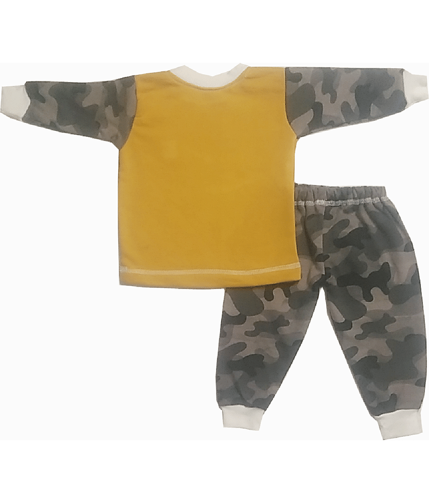 harshvardhanmart.com Pack of 1 Boys Cotton Blend Set ( Yellow ) view 2