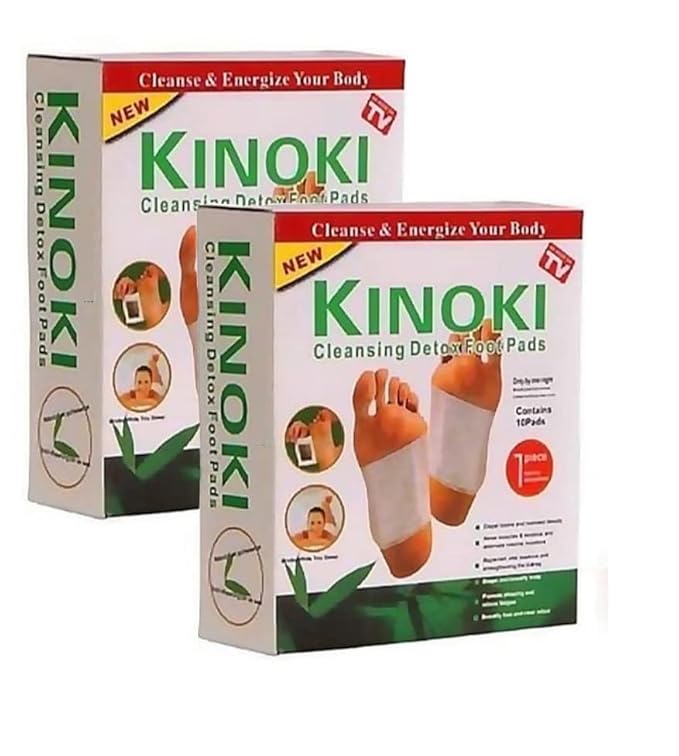 Herbal Detox Foot Patch Pads with Bamboo Vinegar | Sleep Support & Relaxing Foot Care Patches with Acupoint Massage Technology (20 Pieces / 10 Pairs, Pack of 2) view 2