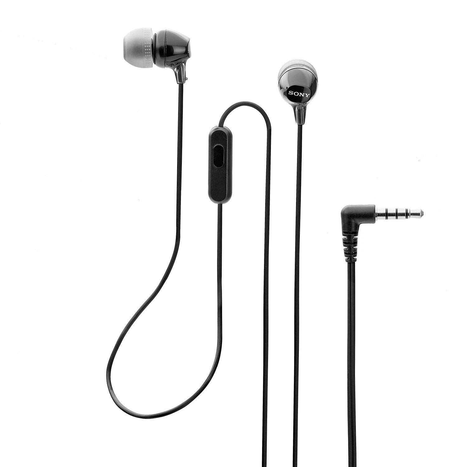 Sony MDR-EX14AP Wired in Ear Headphone with Mic (Black) view 2