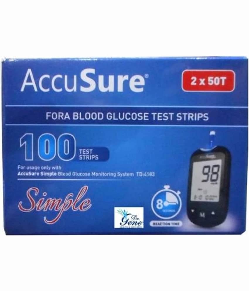 ACCUSURE Simple TD 4183 100 Test Strips view 2