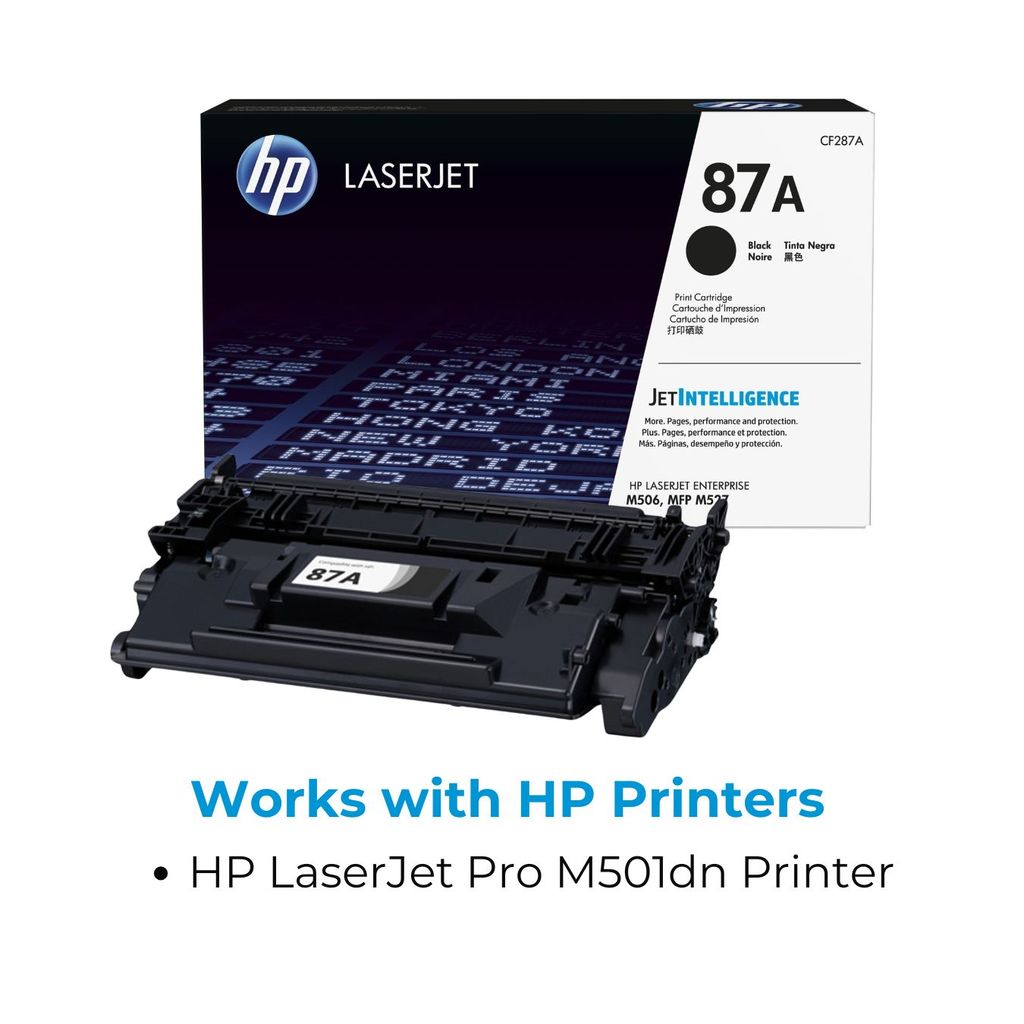 HP 87A Black Original LaserJet Toner Cartridge (CF287A) view 2