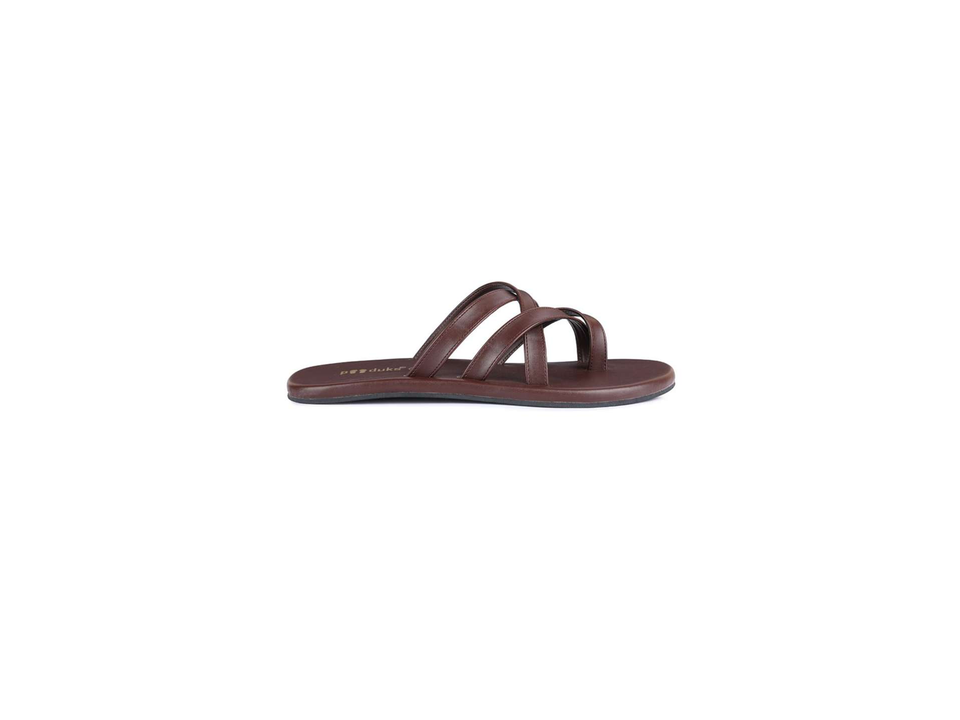 Paaduks Radial Dark Brown Men Flats - UK 10 view 2