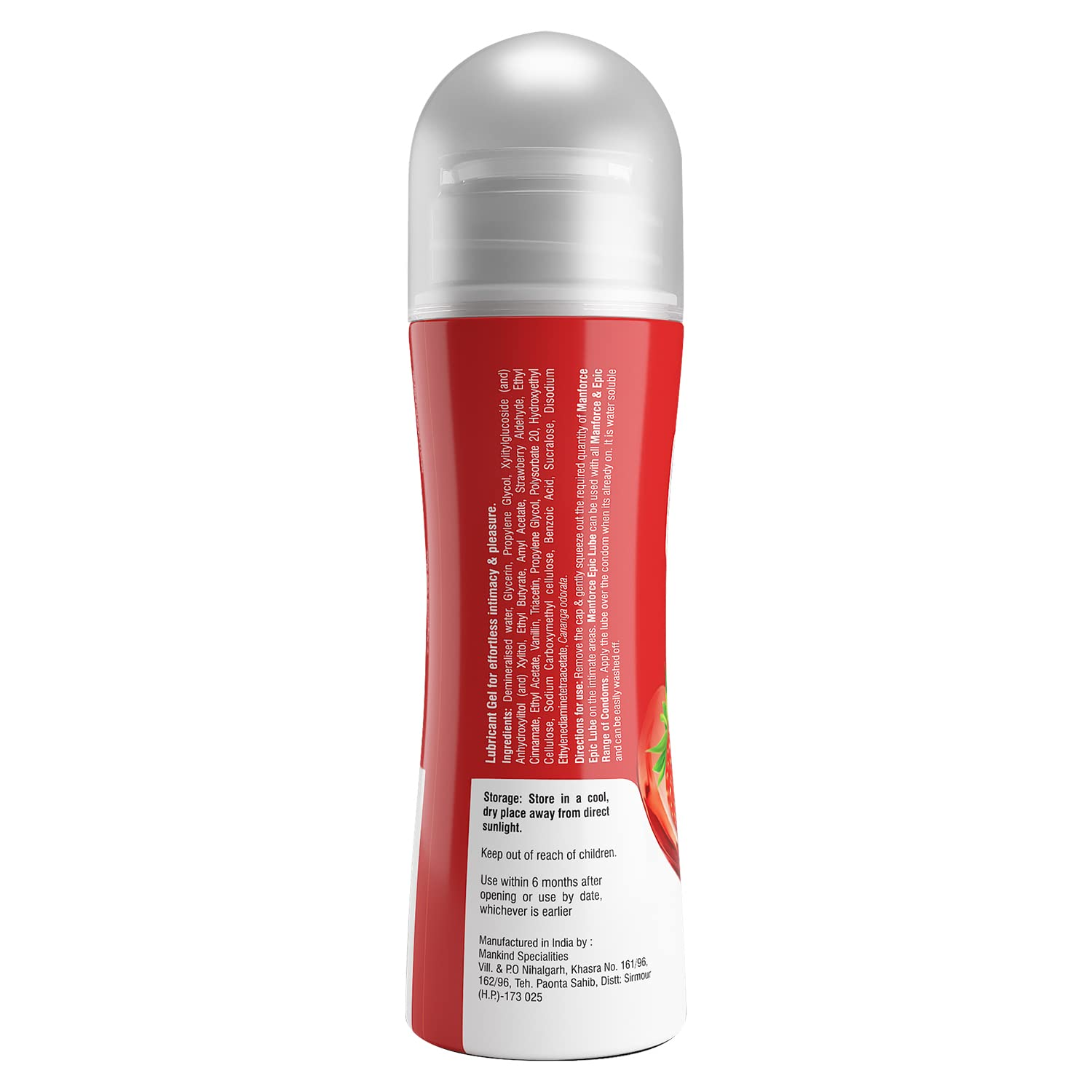 Manforce Epic Strawberry Flavored Lube 60 ml x Pack of 2 view 2