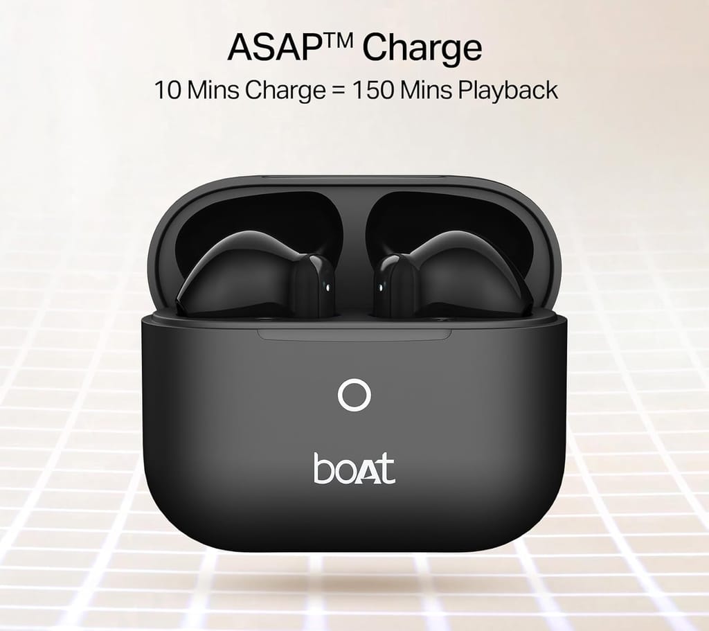 boAt Airdopes Alpha Gen 2, 13mm Drivers,ENx,45H Battery, Stream Ad Free Music via App Bluetooth view 2
