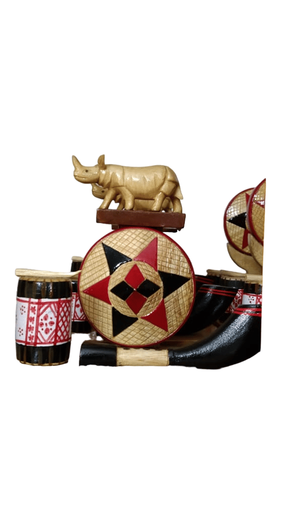 Assamese Wooden Heritage Momento view 2