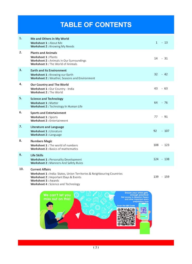 Oswaal One For All Workbook Concept Wise Class-1 General Knowledge (For Latest Exam) [Paperback] Oswaal Editorial Board view 2