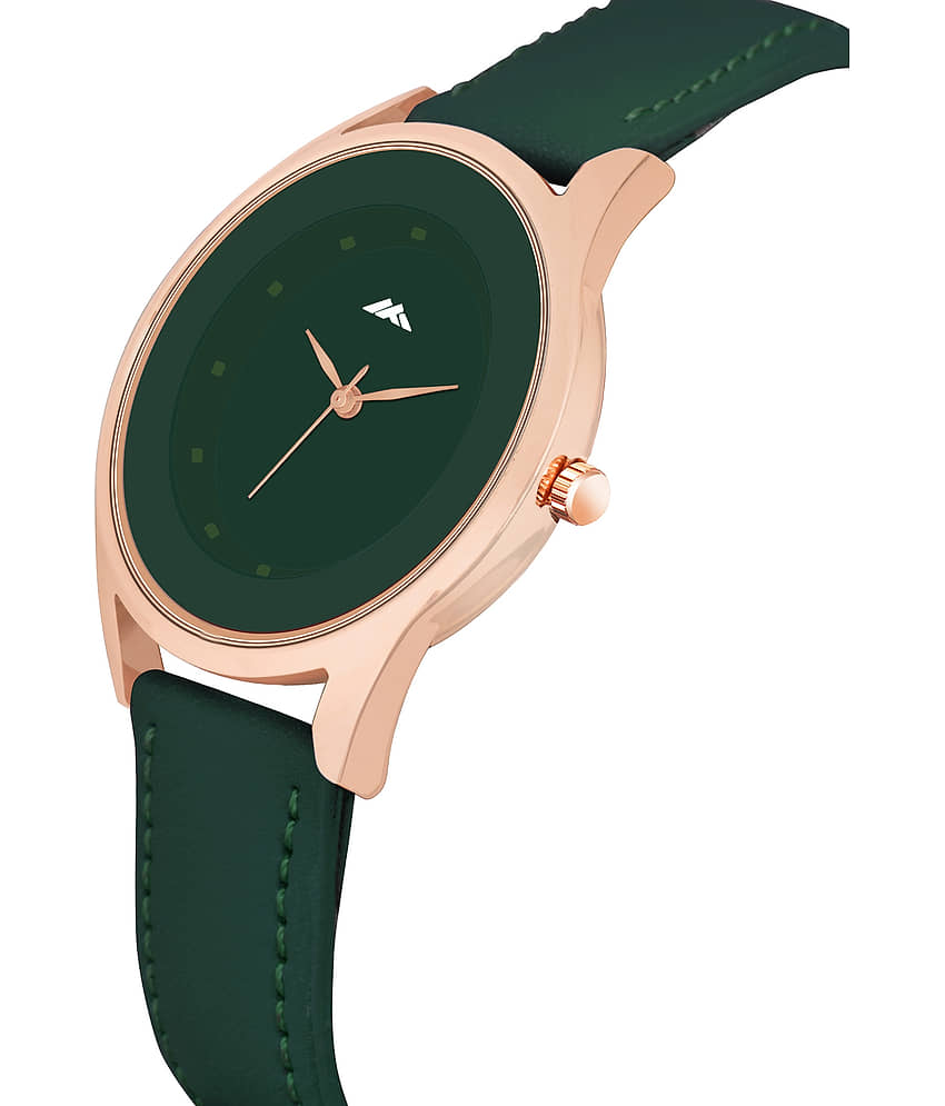 Trex Green PU Analog Womens Watch view 2