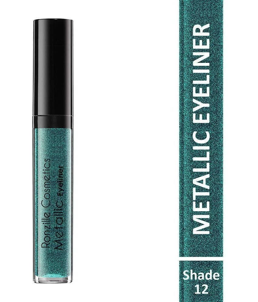 Ronzille - Olive Glitter Eye Liner Liquid ( Pack of 1 )