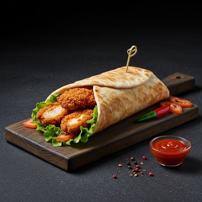 Falafel Crispy Chicken Roll