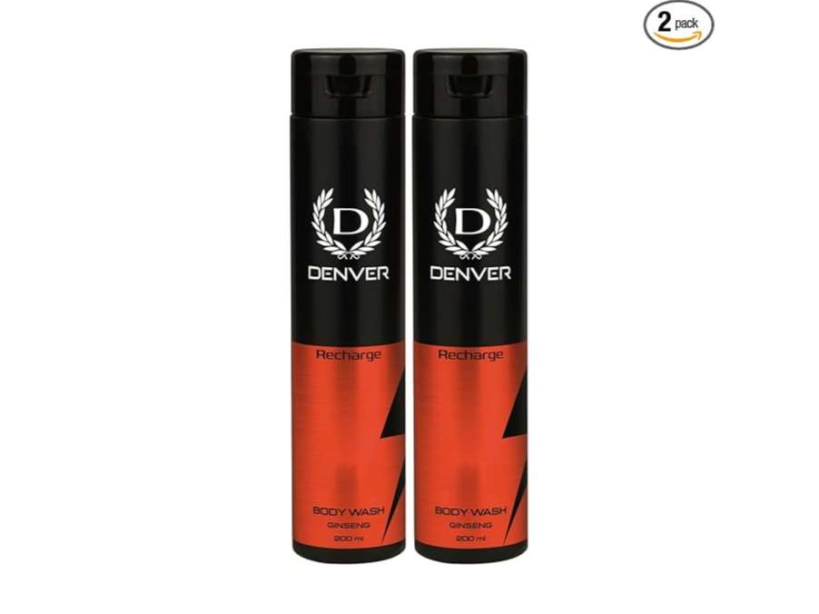 DENVER Recharge Ginseng Body Wash -Combo Pack (2 X 200 ml)