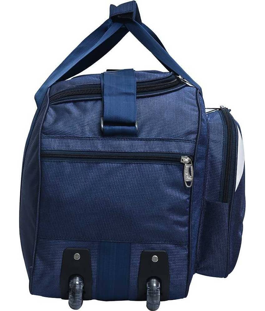 FEDRA - 40 Ltrs Blue Polyester Duffle Bag view 2