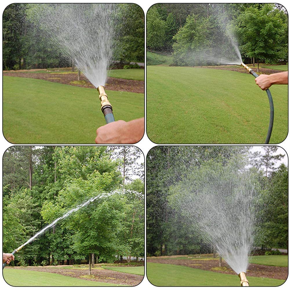 DIVINE TREE Brass Gun Nozzle Water Spray Nozzle Connector for Garden/Bike/Car/Plants Wash view 2