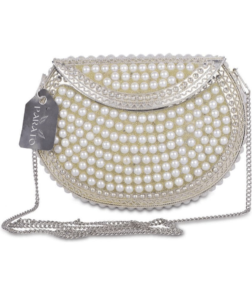 PARATO Sling Bag Suede Set of 1 ( White )