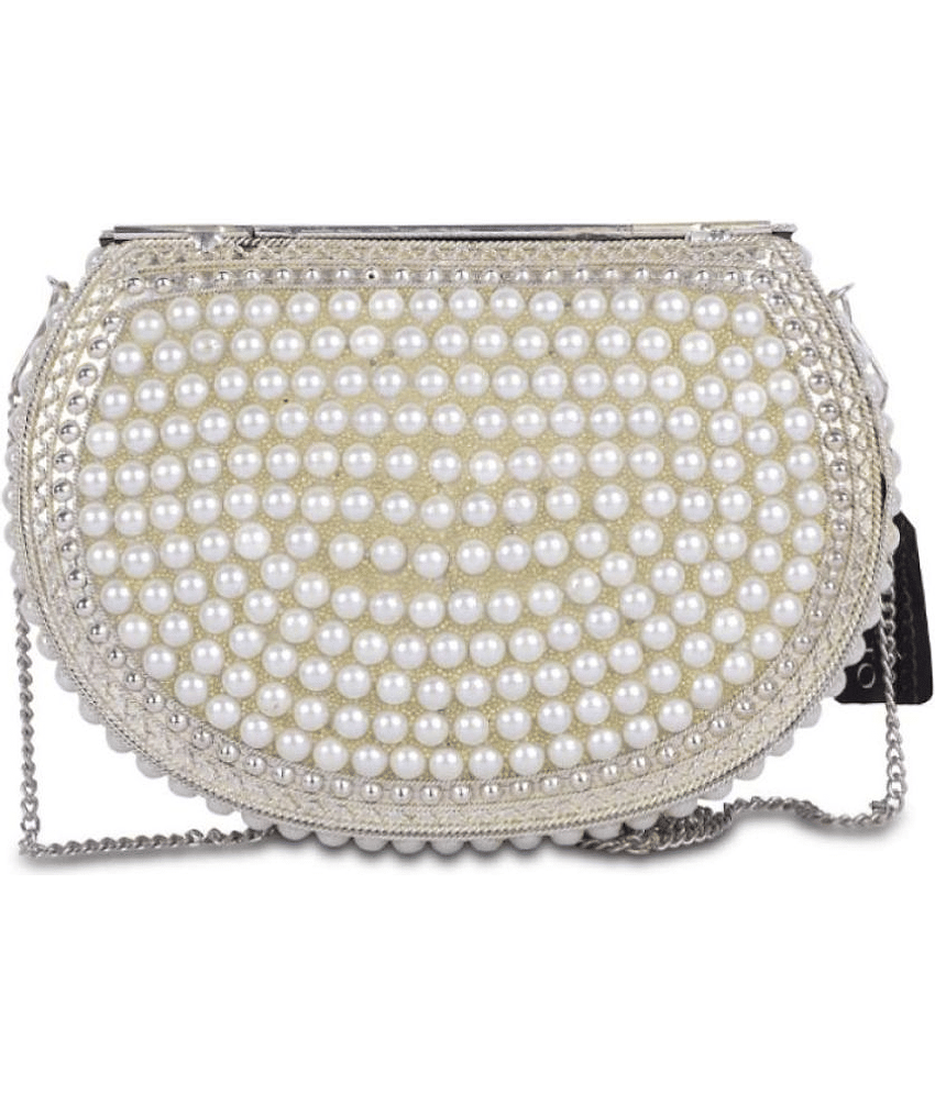 PARATO Sling Bag Suede Set of 1 ( White ) view 2