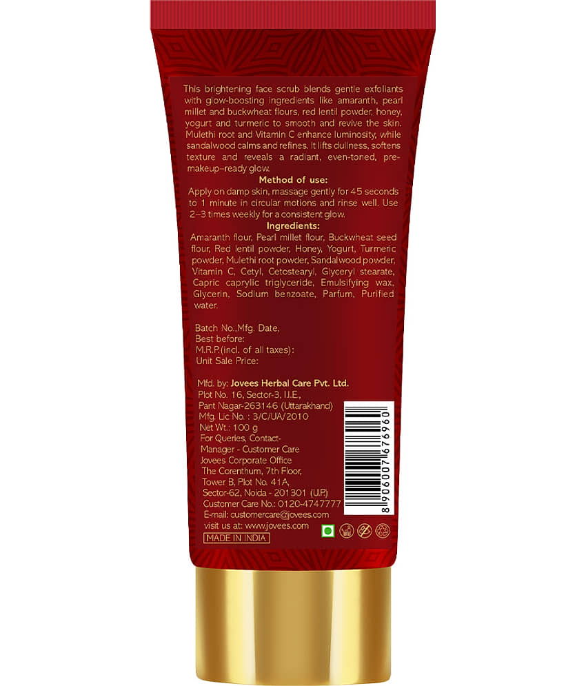 Jovees Herbal Deep Cleansing Facial Scrub For Women ( Pack of 1 ) view 2