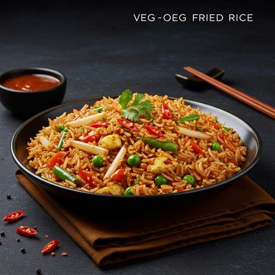 Schezwan Veg Fried Rice