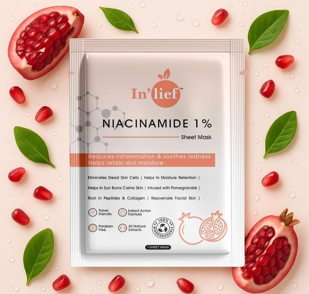 DHRUVINSRI Salicylic Acid 1% Clarifying & Pore-Refining Facial Sheet Mask – Acne Control, Skin Tone Balancing & Firmness Boosting Mask with Blueberry Extract - 1Pcs view 2