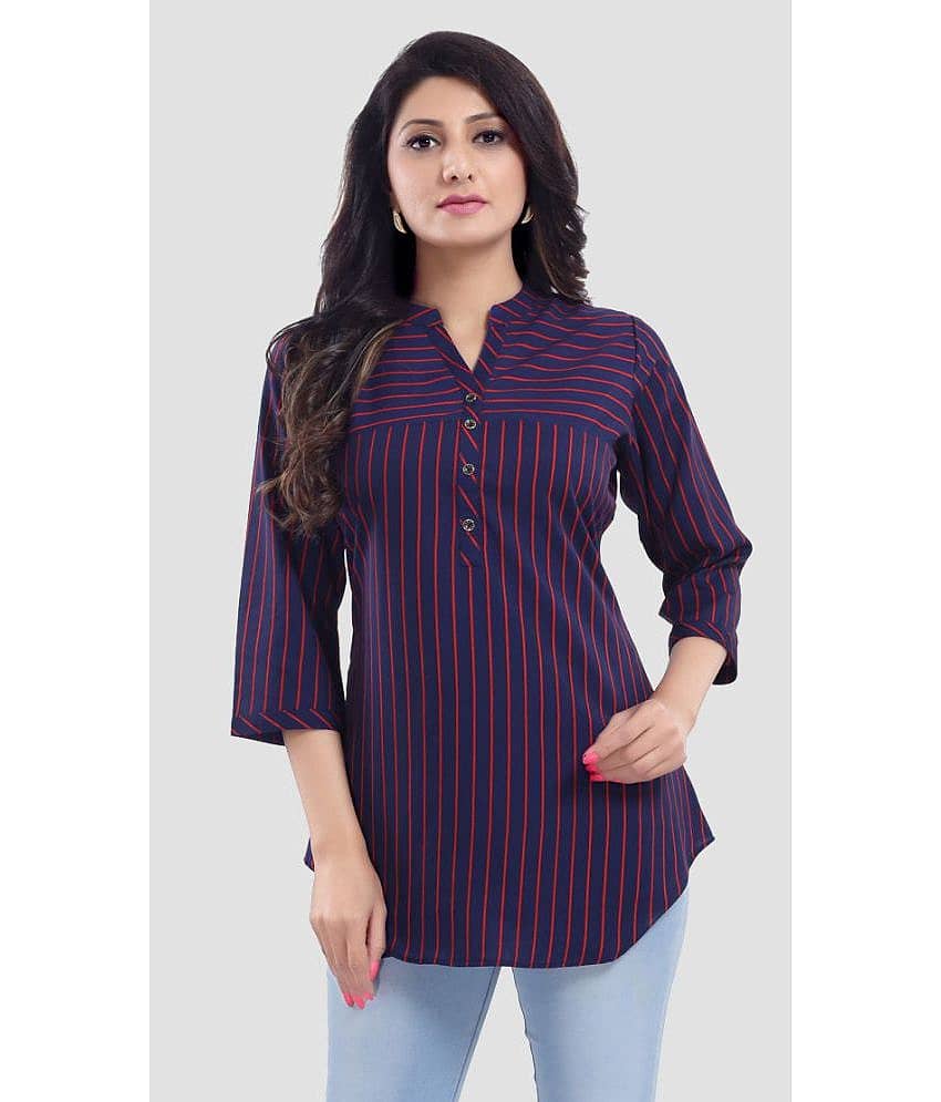 Crepe Short Kurti For Women (Pack of 1) view 2
