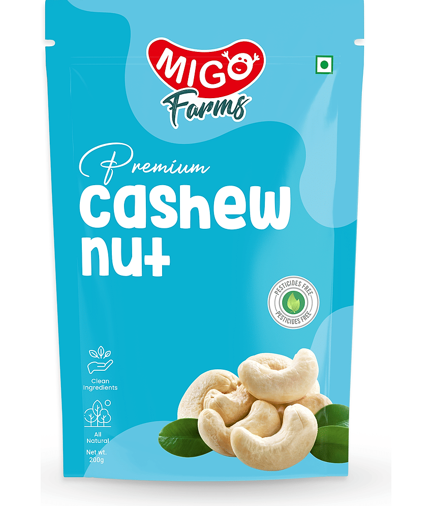 Migo Farms Healthy Premium Raw Nuts Dry Fruits Pack of 2 Cashews, Raisins (2 x 200 g) view 2