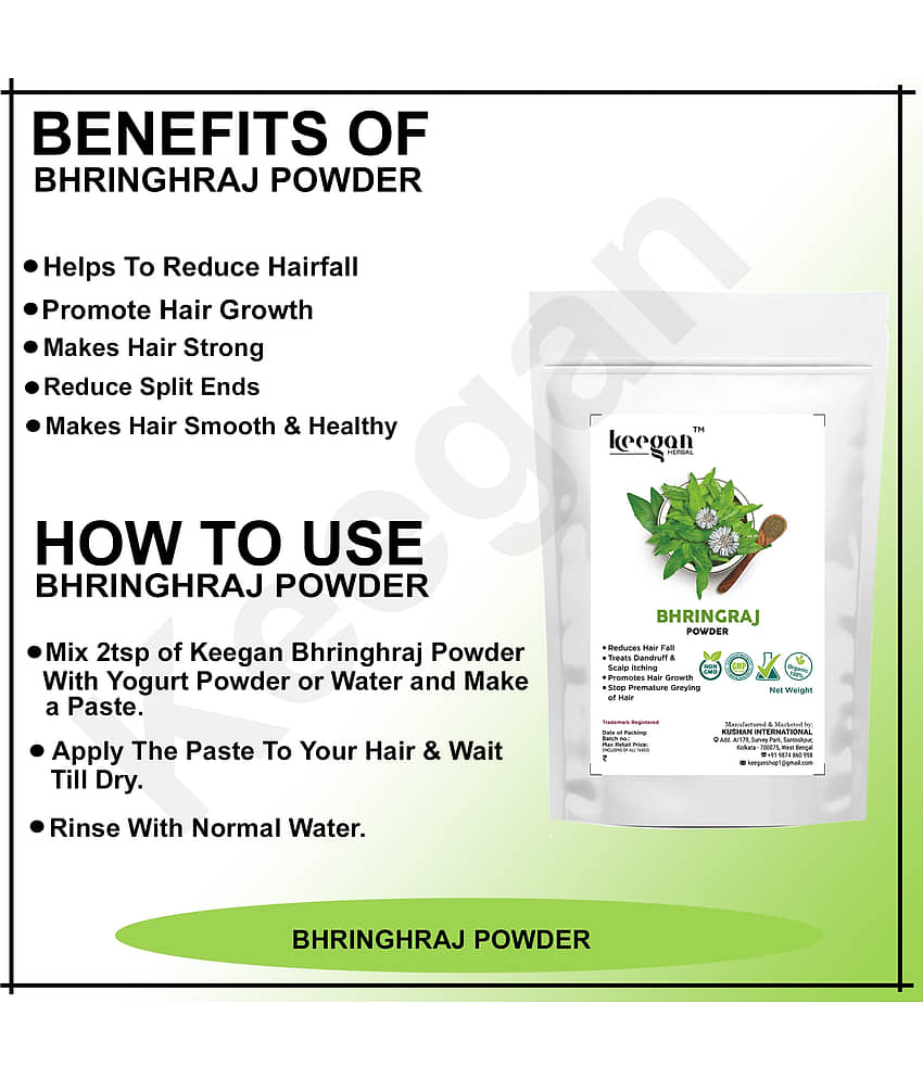 Keegan Hair Care Combo Natural Henna 400 g Pack of 4 view 2