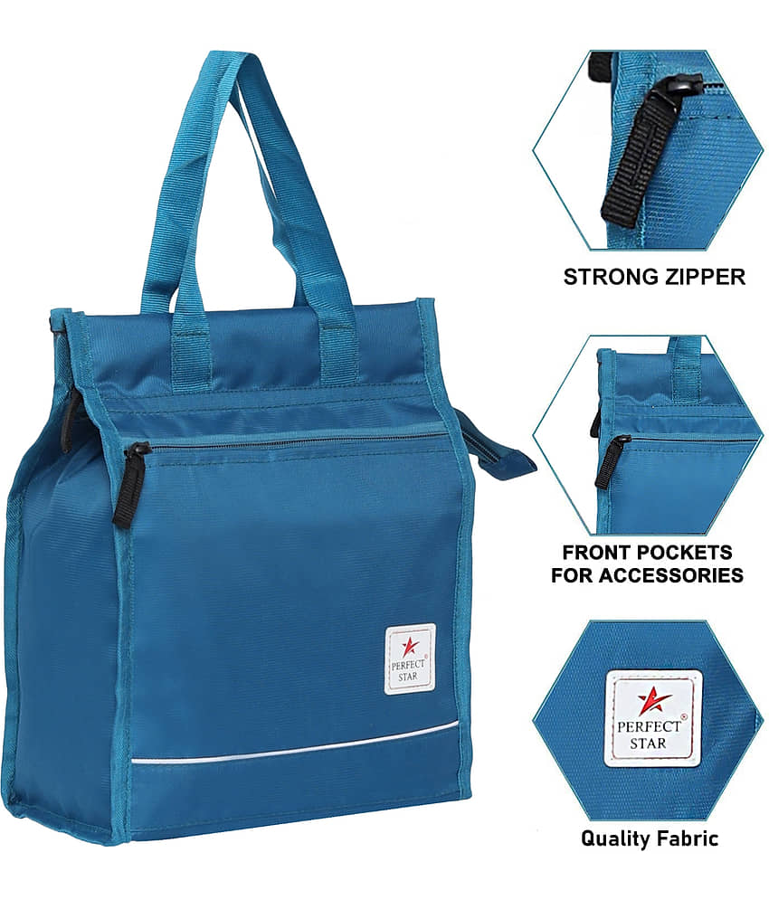 Perfect Star Teal Polyester Lunch Bag Pack of 1 view 2