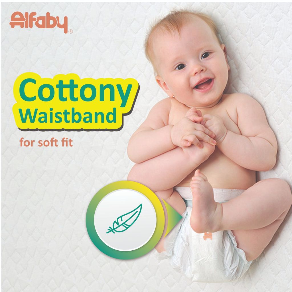 Alfaby Super Duper Dry Comfy Pants - Diapers for Babies Size L (9-14 kgs) - Pack of 28 view 2