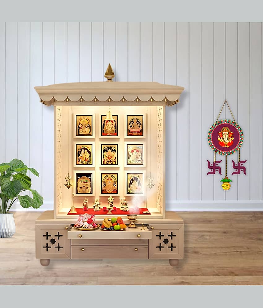 Positive Vibe Lifestyle Wood Religious Wall Hanging Wall Sculpture Multi - Pack of 1 view 2