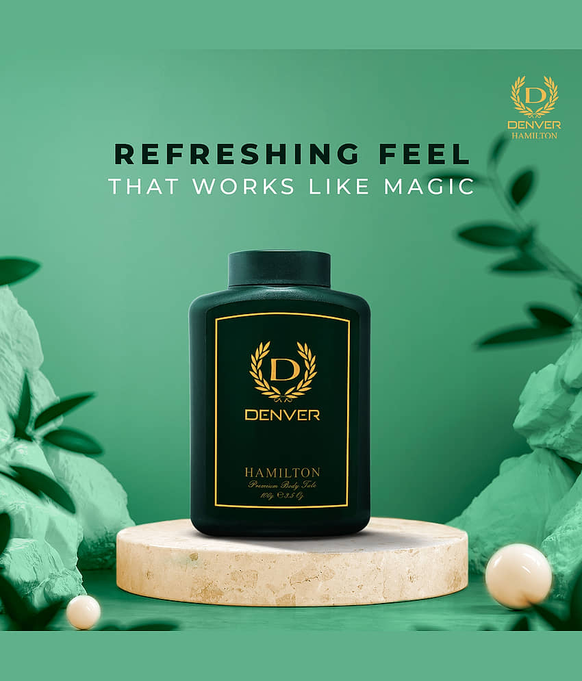 Denver Hamilton 150 ml Deodorant Spray & Hamilton Talc 100 gm For Men 250 ml ( Pack of 2 ) view 2
