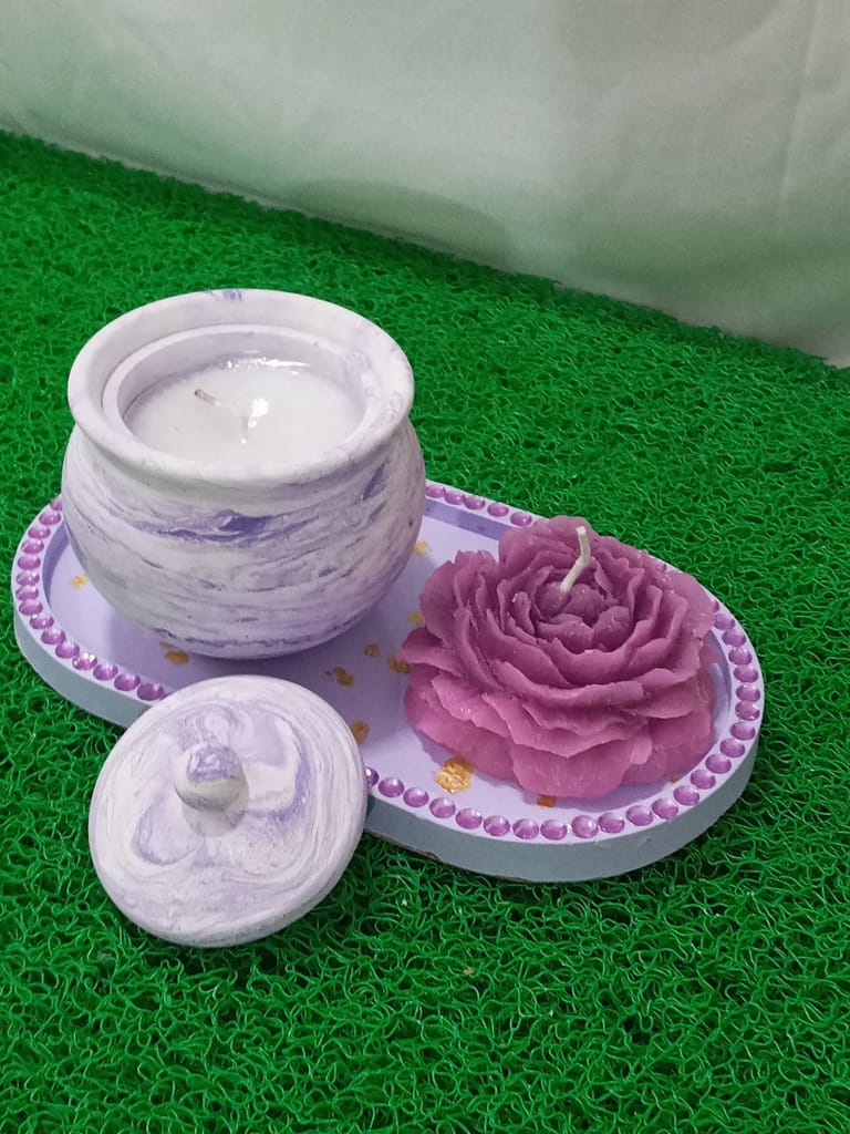 Scented Soy Wax Candles for Home, Office, Gifts, Weddings, Birthdays (Floral Musk) view 2