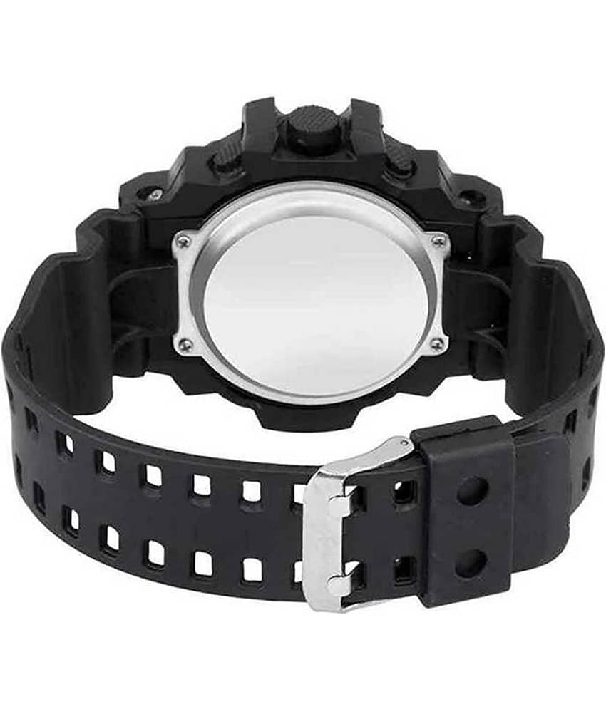 Trex Black Silicon Digital Men's Watch view 2