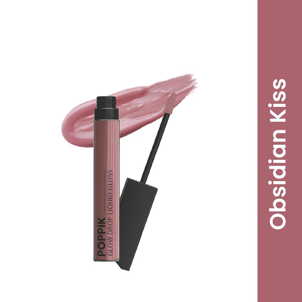 POPPIK Liquid Gloss Lipstick for Women | High Shine, Non Sticky, Moisturizing Lip Color | Smooth Glossy Finish | Party & Everyday Wear Lip Gloss, Ideal for Wedding, Casual Outings, Gifting, 2ML view 2