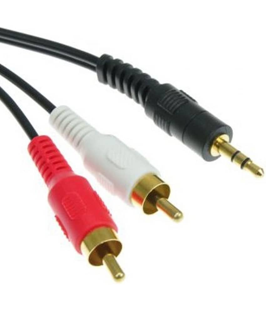 SHYAM BABA ENTERPRISES 2RCA -Stereo RCA Cables - 1.5