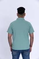 Aqua Forest Solid Polo T-shirt view 2