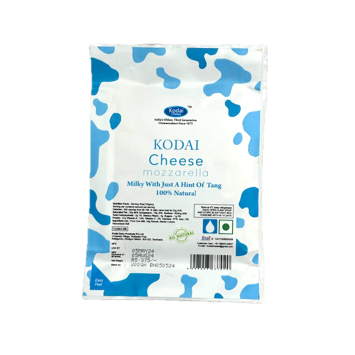 Kodai Mozzarella Cheese, 200 Gm view 2