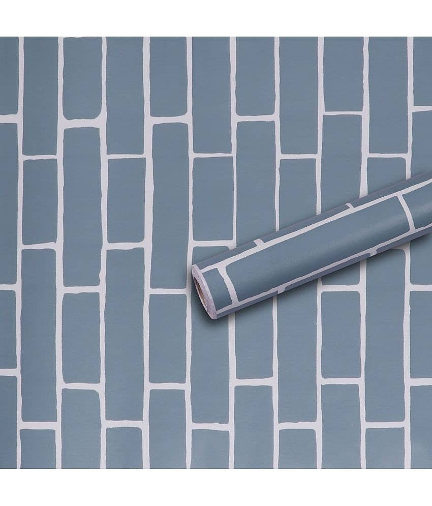 KAAF - Geometric Wallpaper ( 40 x 250 ) cm ( Pack of 1 )