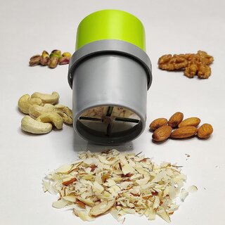 Dry Fruit Cutter, Slicer, Grinder, Chocolate Cutter and Butter Slicer with 3 in 1 Blade for Almonds, Cashews Slicer view 2