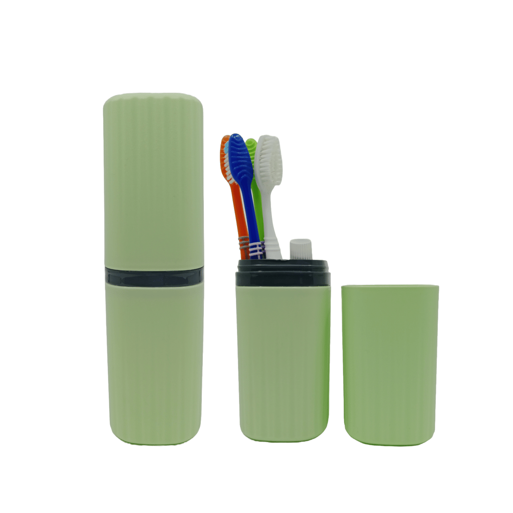 Multipurpose Portable Toothbrush Holder | Waterproof Toothbrush Storage Box for Travel, Camping & Bathroom | Compact Toothbrush Case with Cover | Travel Essential for Hygiene & Organization