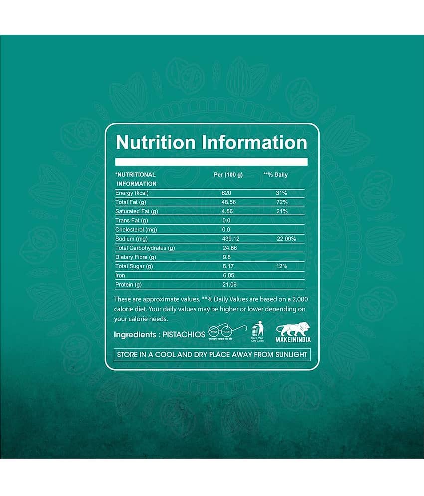 MANPRAS Premium Pistachio 200Gm (Pack of 1) view 2