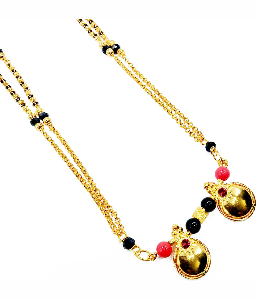 JIPPA Golden Mangalsutra ( Pack of 1 ) view 2