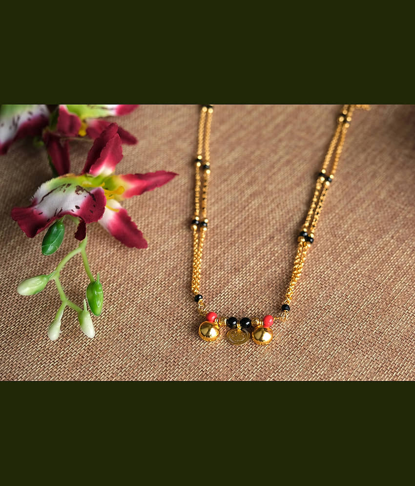 krimo Gold Plated Letest & Designer VATI Mangalsutra For Women-(100504 100493 100420)-100505 view 2