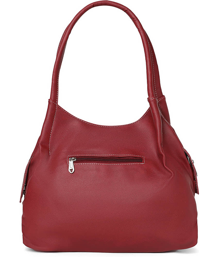 Fostelo - Red PU Shoulder Bag view 2