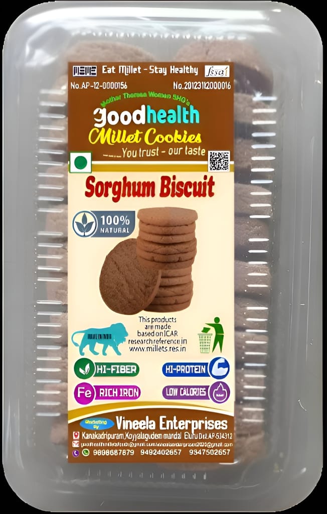 Goodhealth Millet Cookies - Sorghum Biscuit (pack of 3)