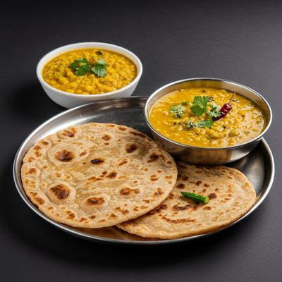 Chappathi (2 Nos) + Dal Curry