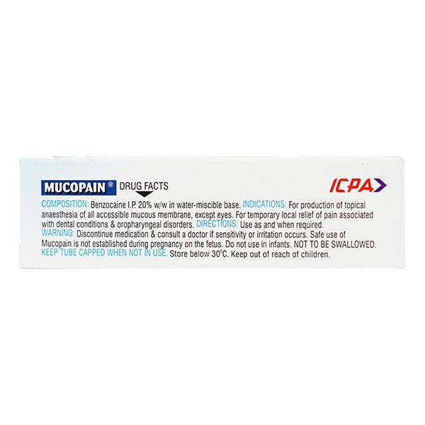 Mucopain Gel 15 Gms view 2