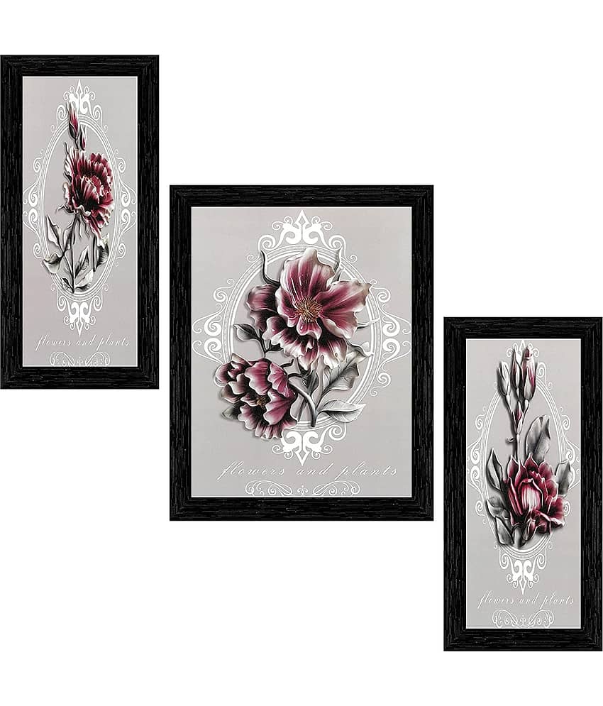 Indianara - Floral Painting With Frame