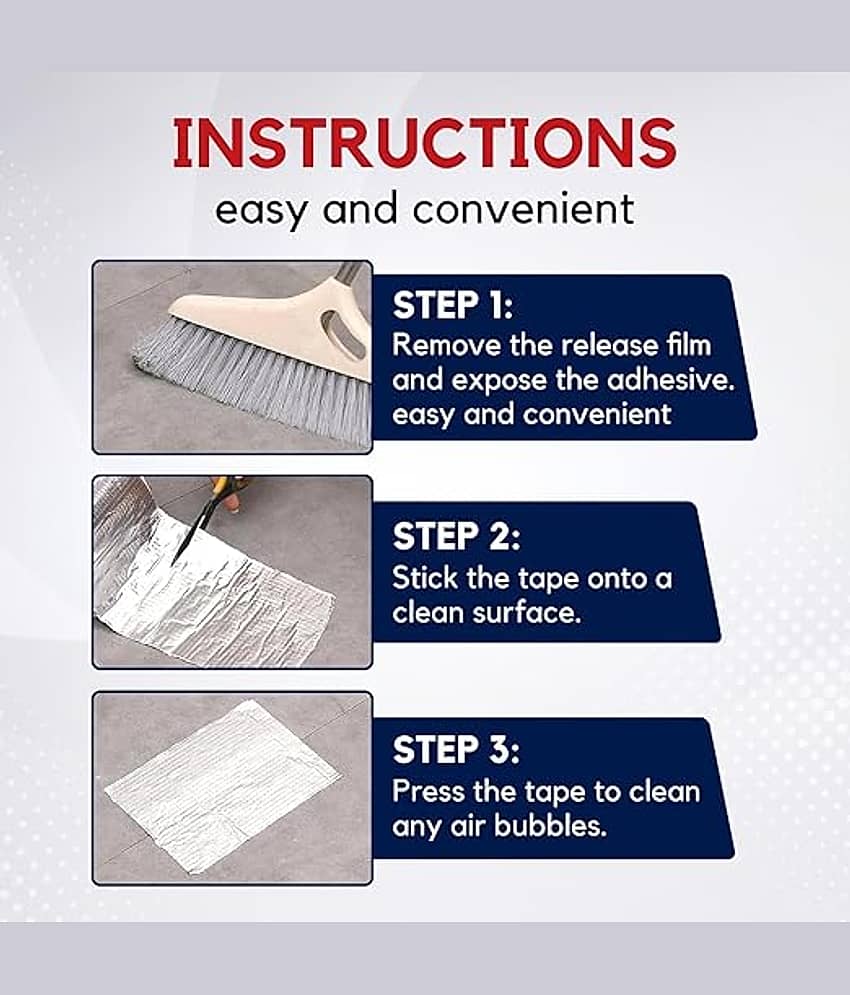 Purple Dust Waterproof Repair Tape for Pipe Leakage Roof Water Leakage Solution Aluminium Foil Tape 1PC view 2