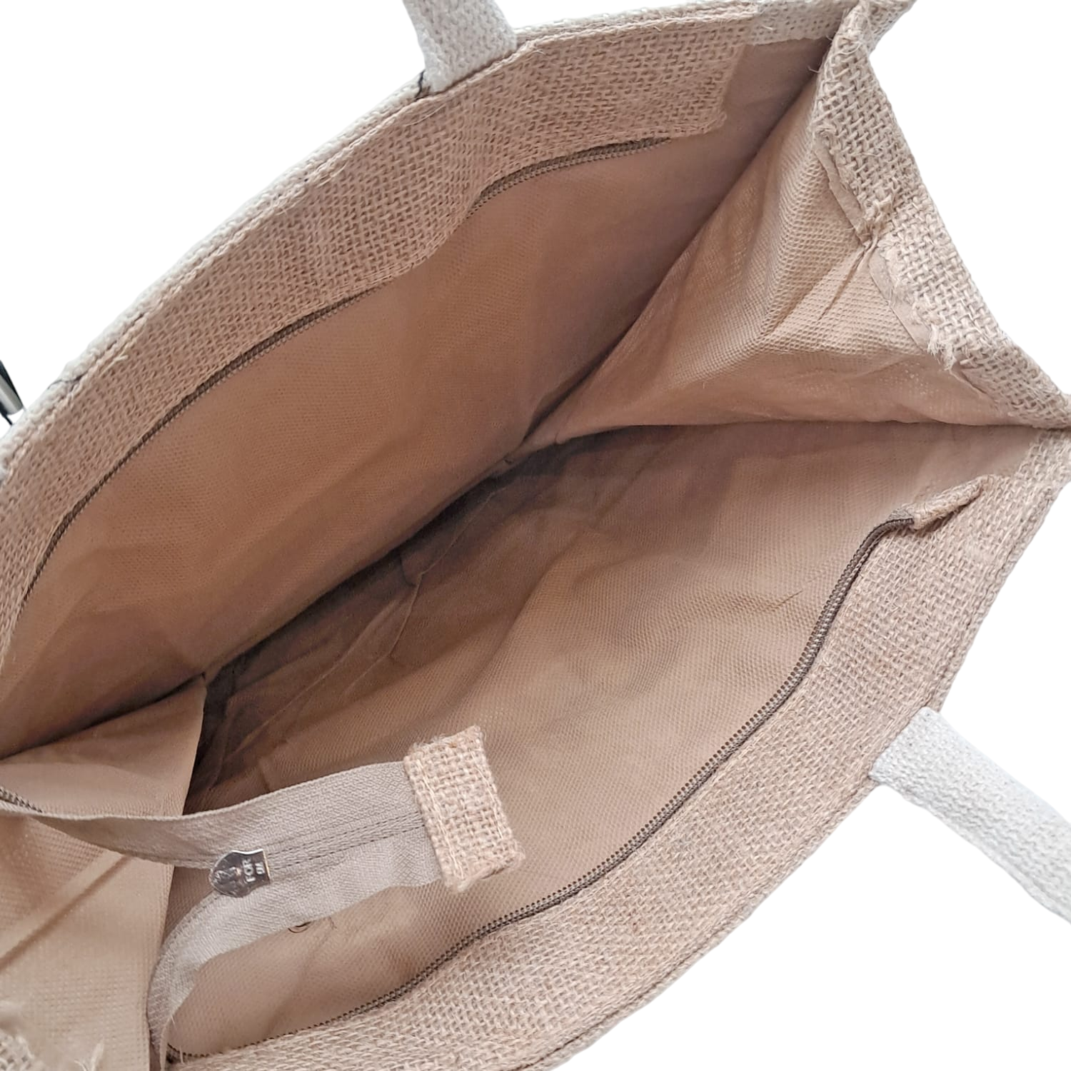 Stylish Eco-Friendly Jute Applique Handwork Bag for Office, College, and Travel - Durable & Waterproof view 2